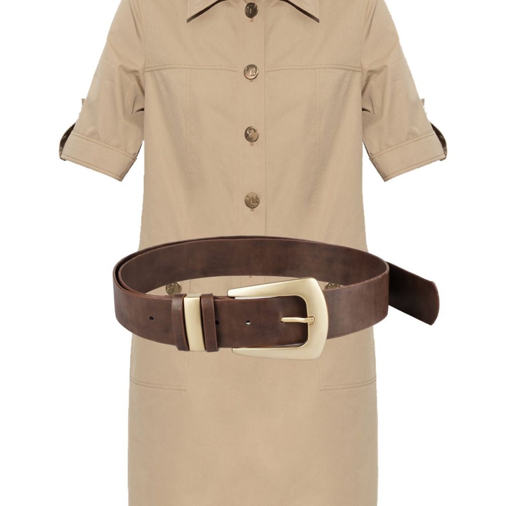 CHARLOTTE VEGAN FAUX LEATHER BELT
