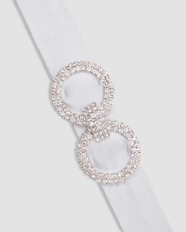 LIBERA SWAROVSKI SILK SATIN BELT - Image 2